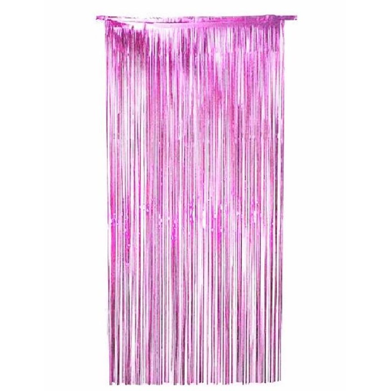 Cortinas Rosa Foil