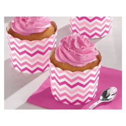 Tacinhas Cozimento Rosa Chevron