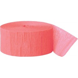 Fita Papel Crepe Coral