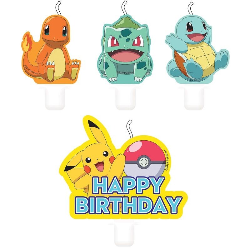 Conjunto Velas Pokemon