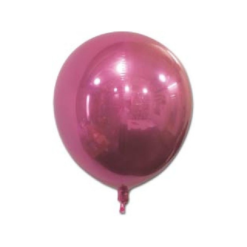 Balão Metálico Espelhado Rosa