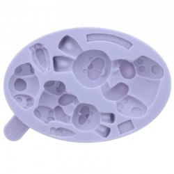 Molde Silicone Coelhinhos