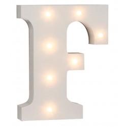 Letra Madeira Led 16 cms