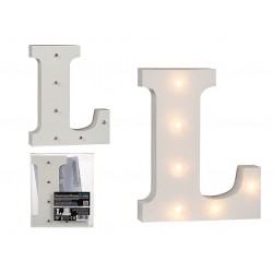 Letra Madeira Led 16 cms