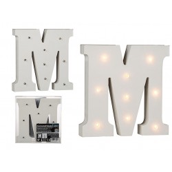 Letra Madeira Led 16 cms