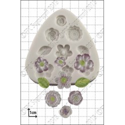 Molde Silicone Flores Decorativas