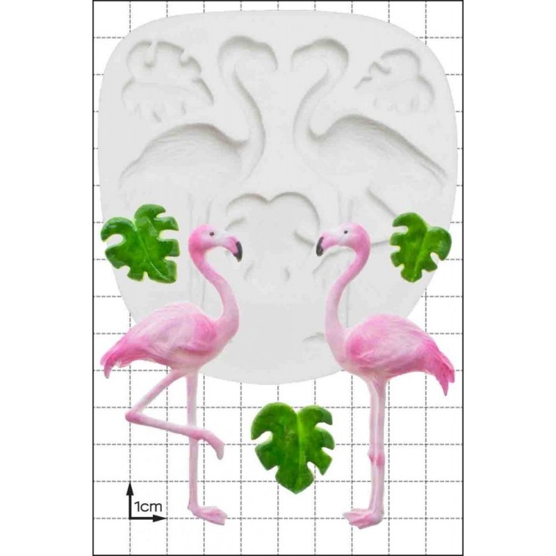 Molde Silicone Flamingos