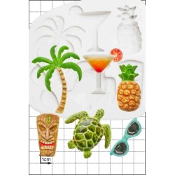 Molde Silicone Tropical