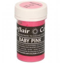 Corante em Pasta Rosa Bebe Sugarflair -25 grs