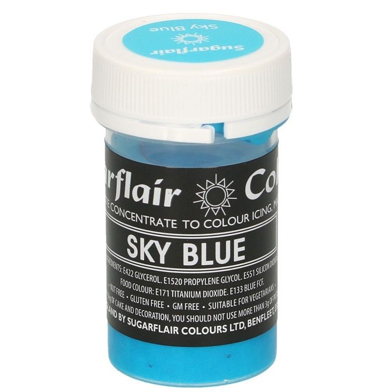 Corante em Pasta Azul Pastel Sugarflair -25 grs