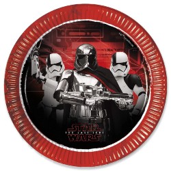 Pratos Papel Star Wars 23 cms