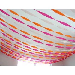 Fita Papel Crepe Laranja