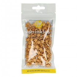 Confetis Estrelas Douradas Wilton 56g