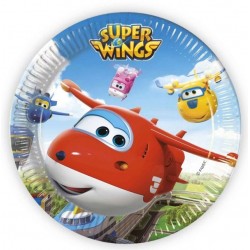 Pratos Super Wings 23 cms