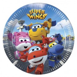 Pratos Super Wings 20 cms