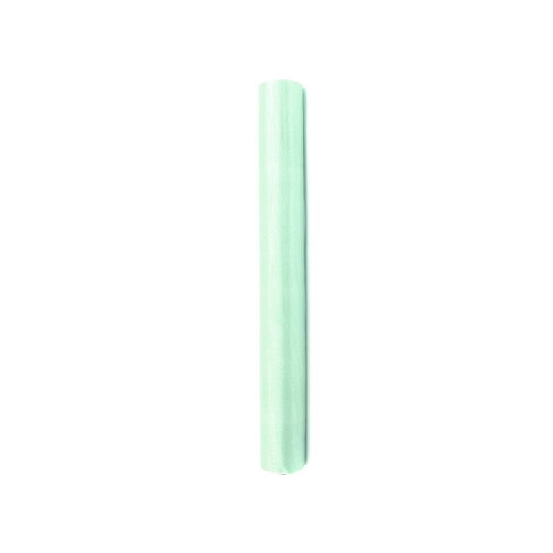 Rolo Organza Menta 36 cms x 9 m