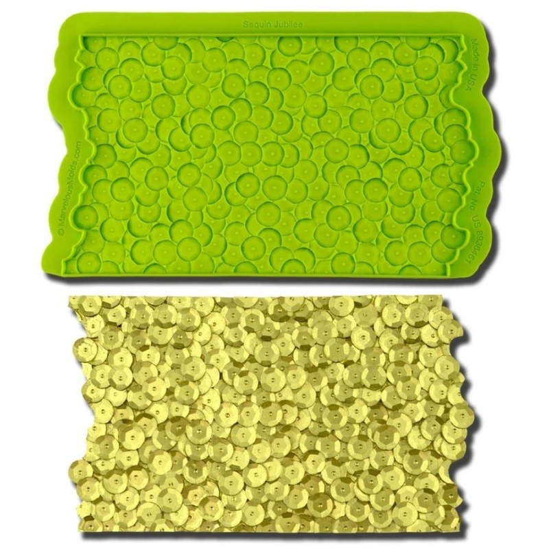 MARVELOUS MOLDS Sequin Jubilee - Simpress Mould