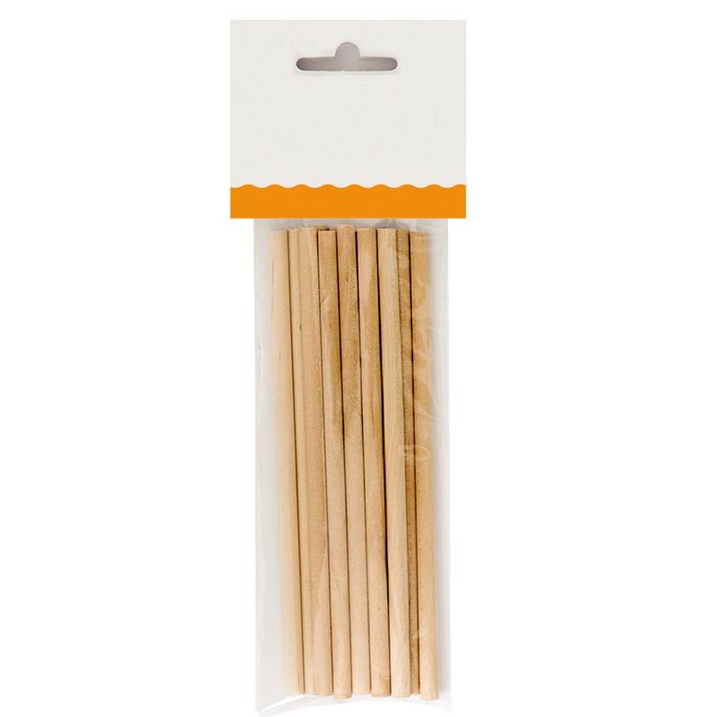 12 Sticks Pops em Madeira