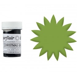 Corante em Pasta Tartranil Christmas Green Sugarflair -25 grs