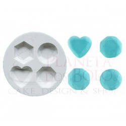 Molde Silicone Pedras...