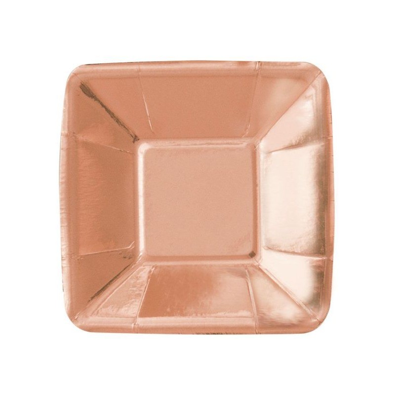 Prato Aperitivos Rose Gold Foil