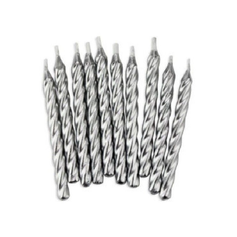 Conjunto de 10 Velas Espiral