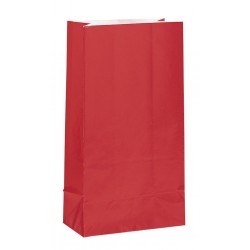 12 Sacos Papel Doces e Ofertas Vermelho