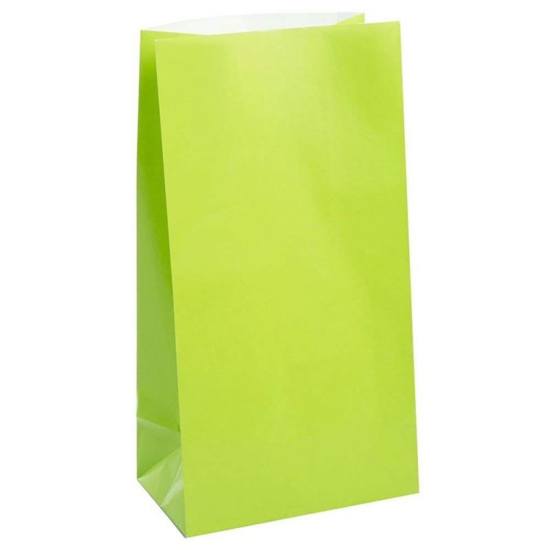 12 Sacos Papel Doces e Ofertas Verde Lima