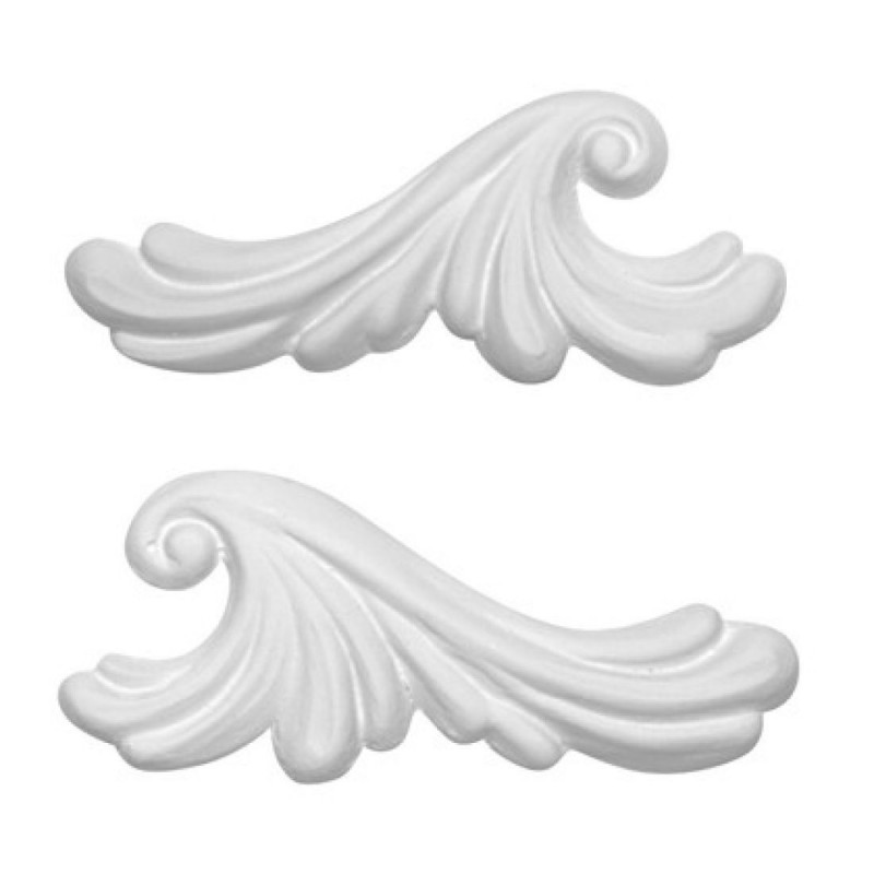 Molde Silicone Curvas Rococo nº3