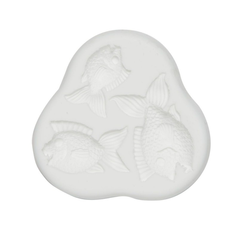 Molde Silicone Peixes