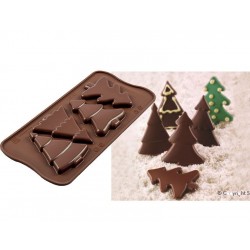 Molde Silicone CHOCO PINE