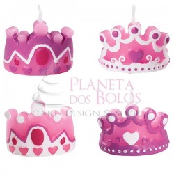 Set de 4 Velas Princesa Wilton