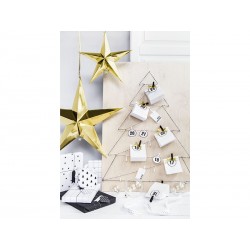 Estrela Papel Dourada 45 Cms