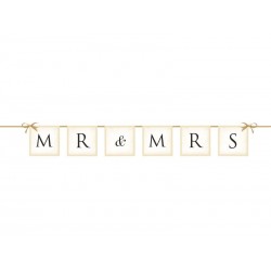 Banner MR & MRS, 77cm