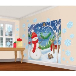 Kit Painéis de  Decoração Natal Amigos de Inverno