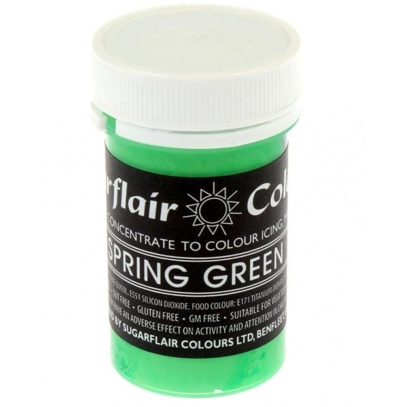 Corante em Pasta Spring Green Sugarflair -25 grs