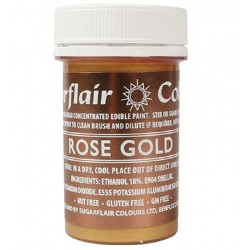 Corante em Pasta Rose Gold Sugarflair -25 grs