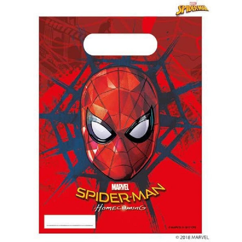 6 Saco de Doces e Festa Homem Aranha