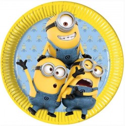 Pratos Minion 23 cms