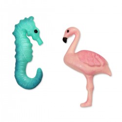 Cortador/Marcador Flamingo e Cavalo Marinho