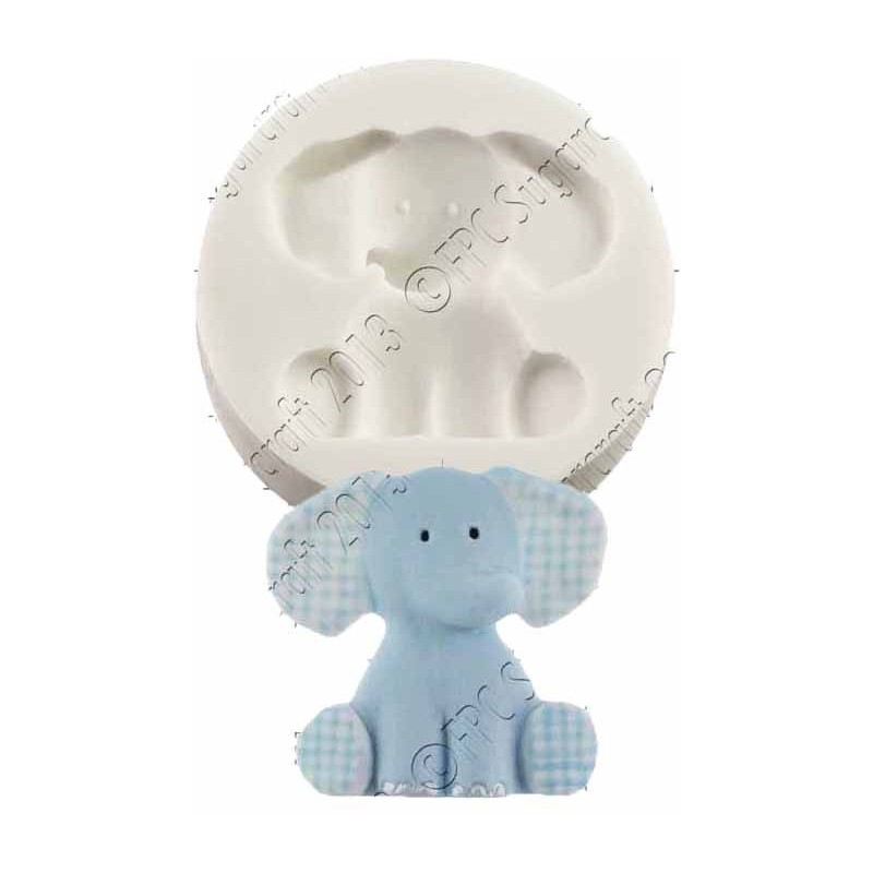 Molde Silicone Elefante Bebe