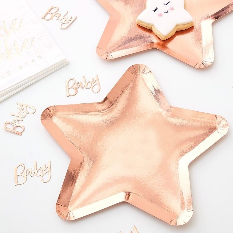 Pratos Estrela Rose Gold TWINKLE TWINKLE