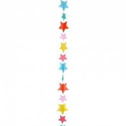 Pendente Balão Estrelas Multicoloridas