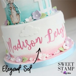 Sweet Stamp Conjunto de Alfabeto Elegant