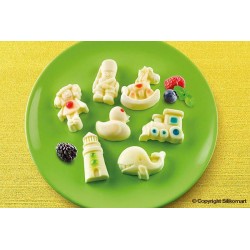 Tabuleiro Silicone Bolinhos e Sobremesas Brinquedos