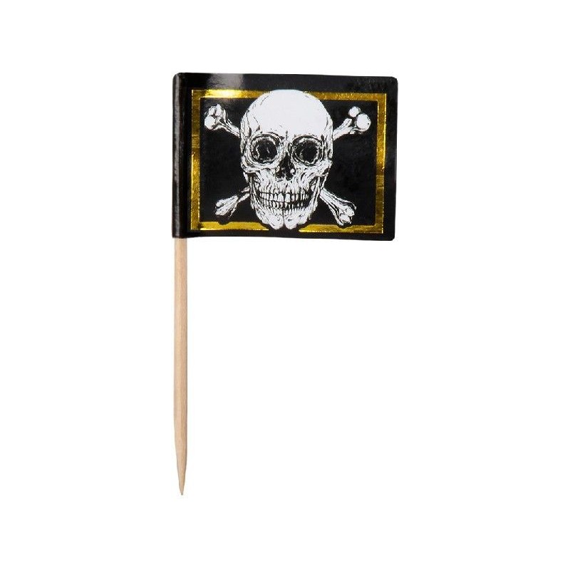 24 Picks Bandeira Piratas