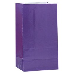 12 Sacos Papel Doces e Ofertas Roxo