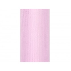 Tule liso, rosa claro, 0,5 x 9m