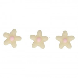 Decorações Marzipan  Flores Crisântemo Branco / Rosa Claro