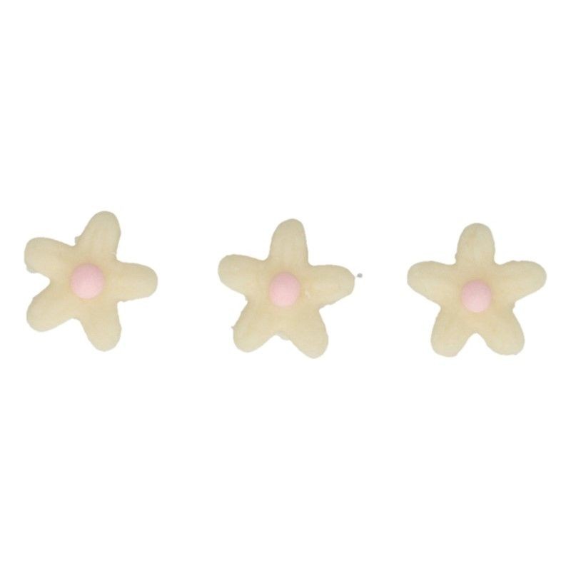 Decorações Marzipan  Flores Crisântemo Branco / Rosa Claro